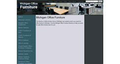 Desktop Screenshot of michiganofficefurniture.info